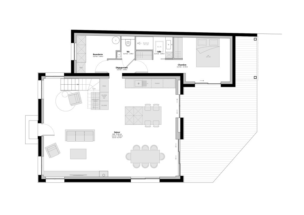 Plan rez-de-chaussée